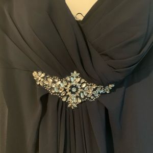 Bill Levkoff Navy Formal Dress